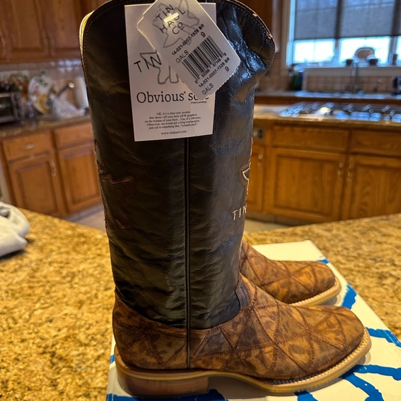 Tin Haul Ladies Boots Wild Thing With Cheetah Sole - Picture 4 of 4